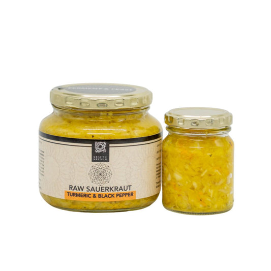 RAW SAUERKRAUT - TURMERIC AND BLACK PEPPER