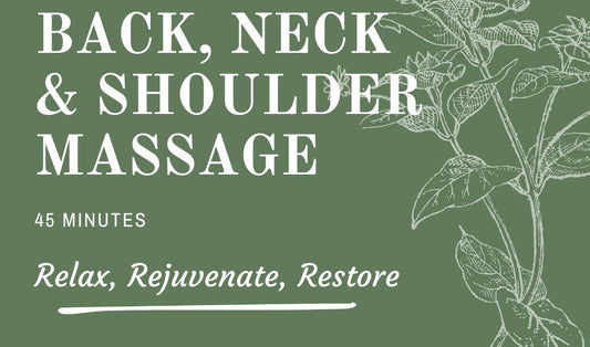 BACK, NECK AND SHOULDER MASSAGE